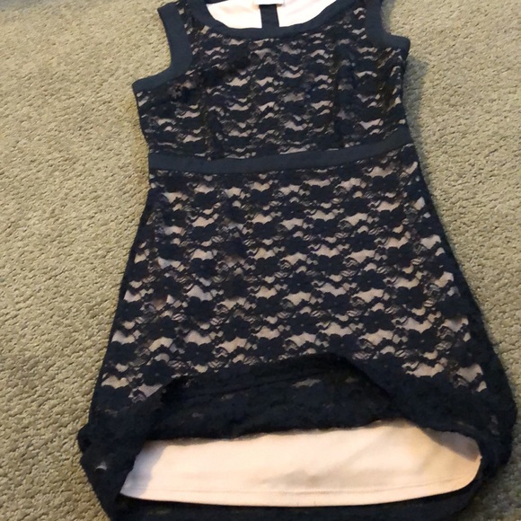 Black Lace Cocktail Dress - Picture 6 of 8